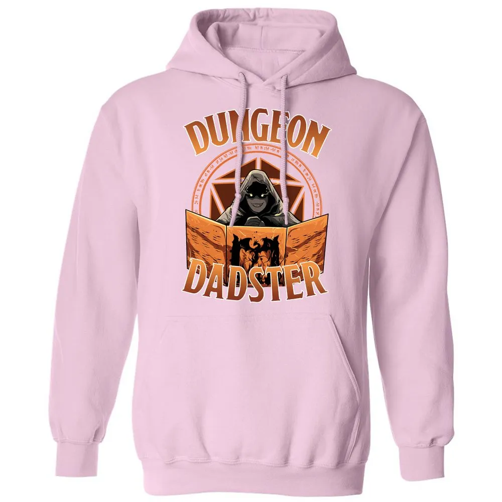 Dungeon Dadster Classic Unisex Hoodie - Light Pink - 3