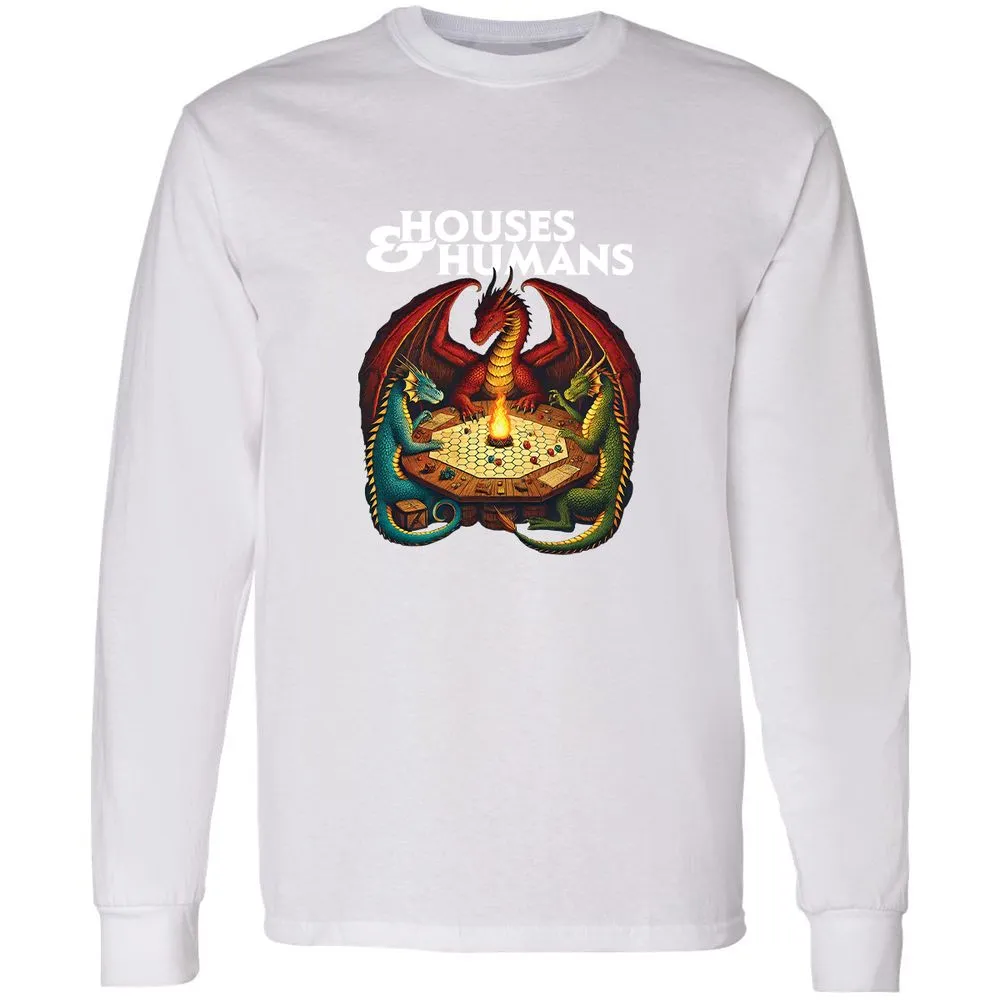 Houses & Humans Long Sleeve T-Shirt - White - 5