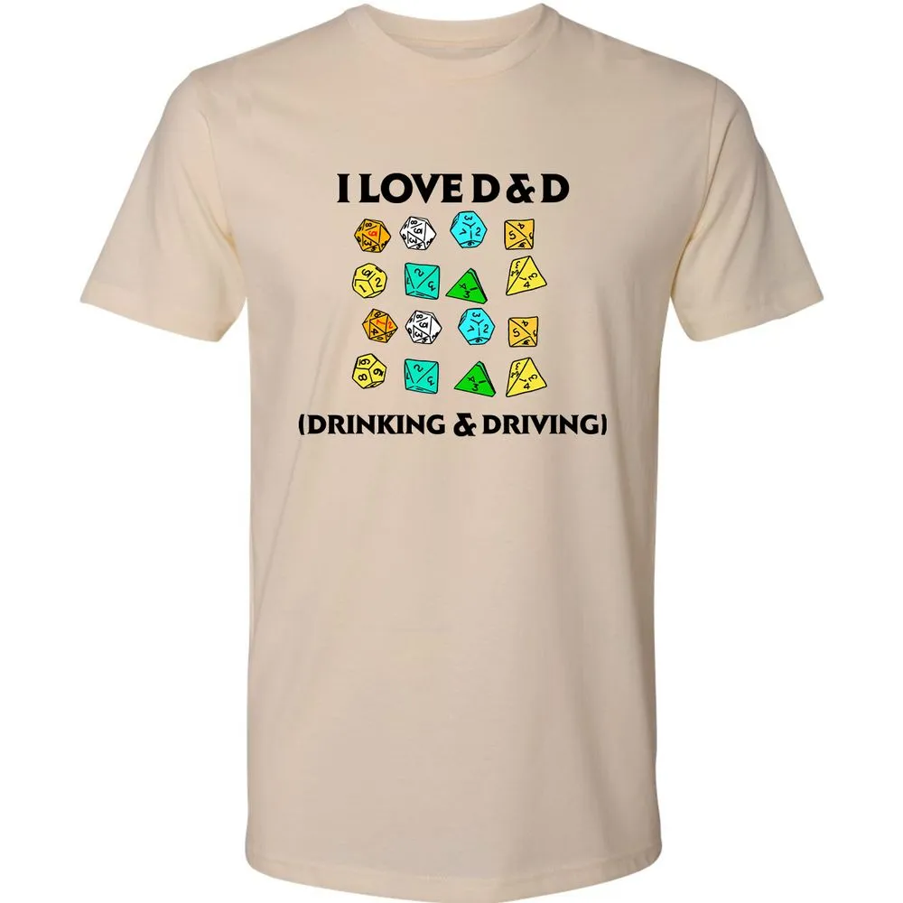 Drinking & Driving Premium Unisex T-Shirt - Cream - 2