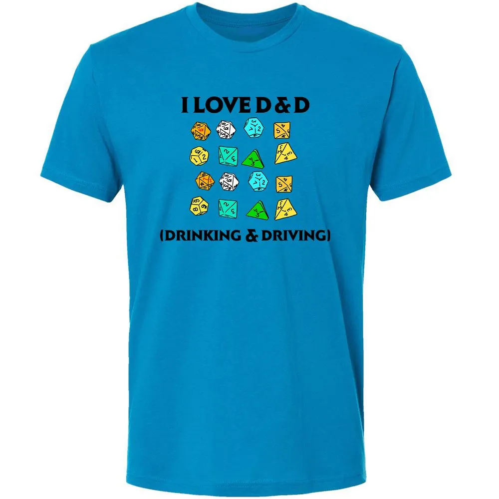 Drinking & Driving Premium Unisex T-Shirt - Turquoise - 4