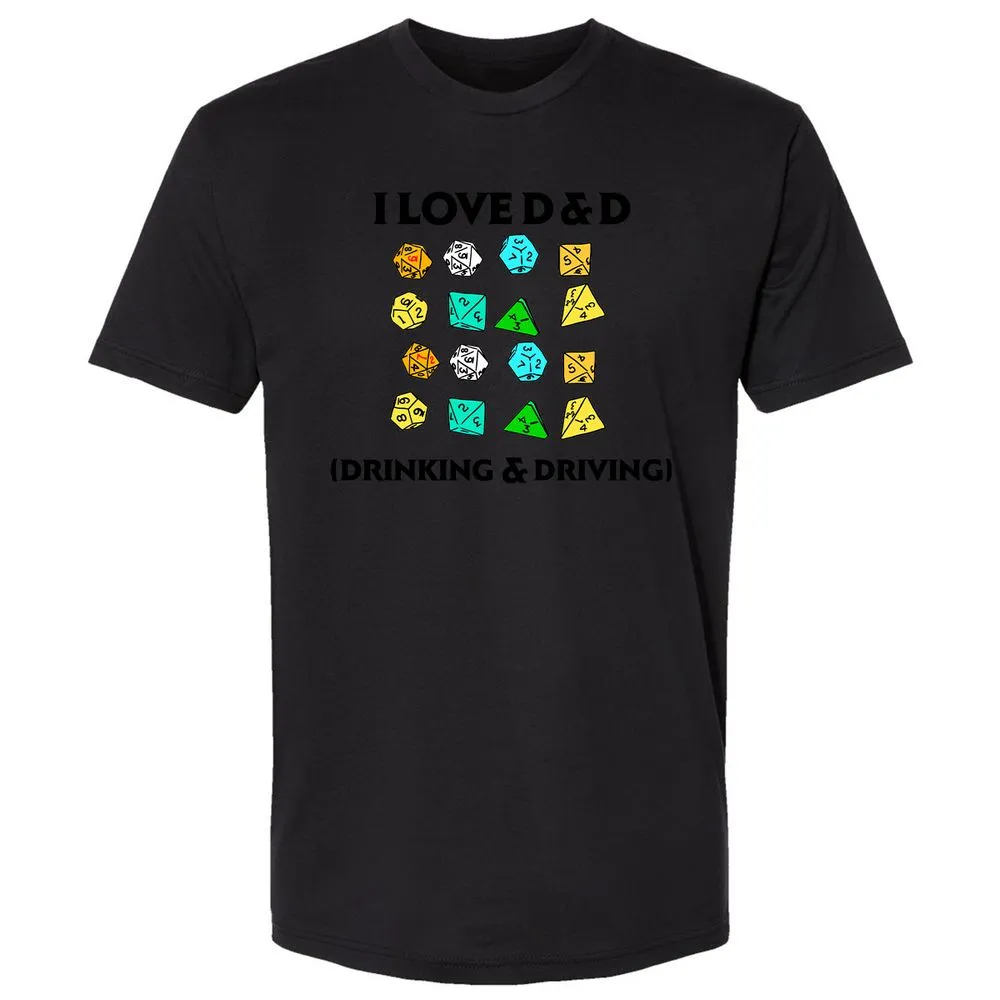 Drinking & Driving Premium Unisex T-Shirt - Black - 16