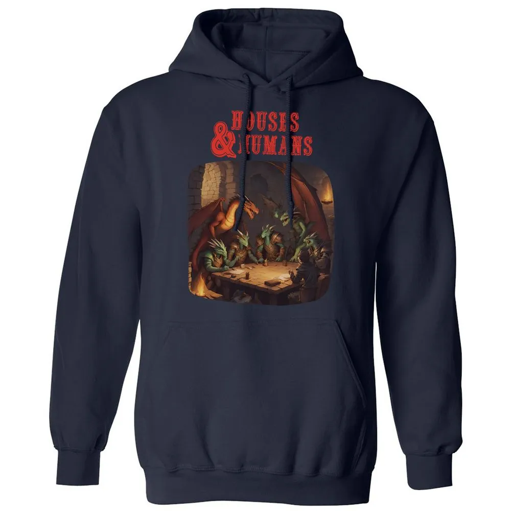 Houses And Humans Classic Unisex Hoodie - Navy - 8