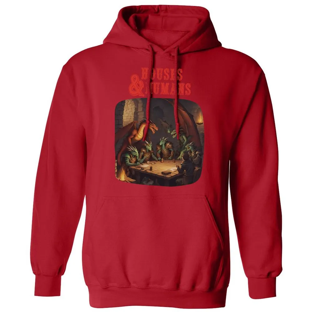 Houses And Humans Classic Unisex Hoodie - Red - 5