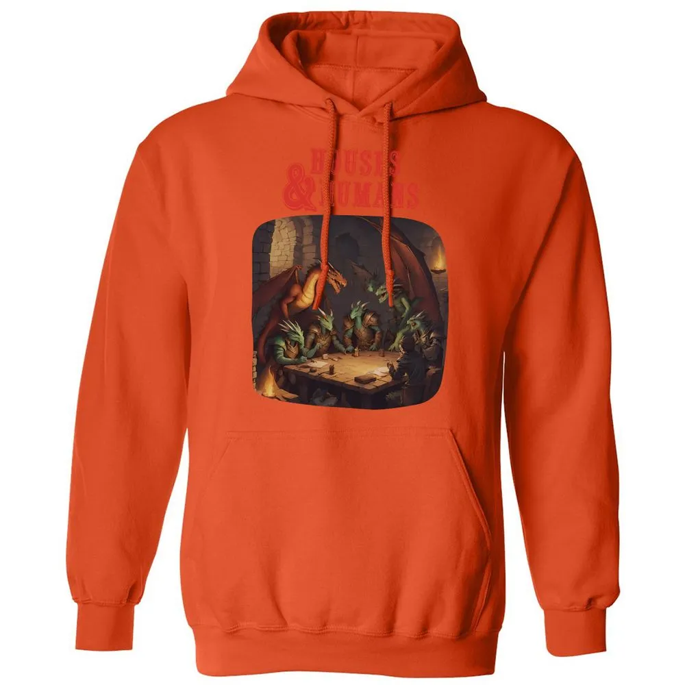 Houses And Humans Classic Unisex Hoodie - Orange - 10