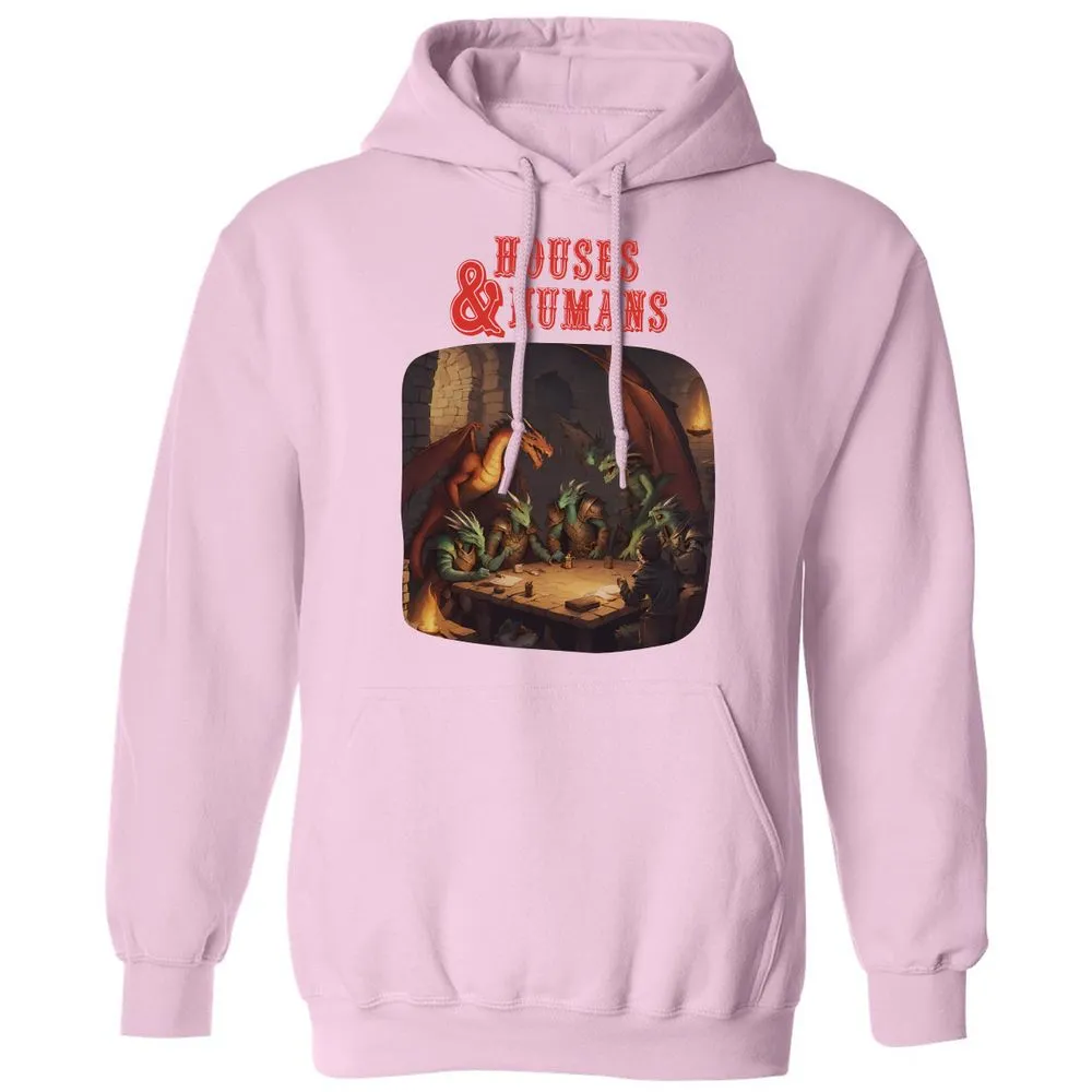 Houses And Humans Classic Unisex Hoodie - Light Pink - 3