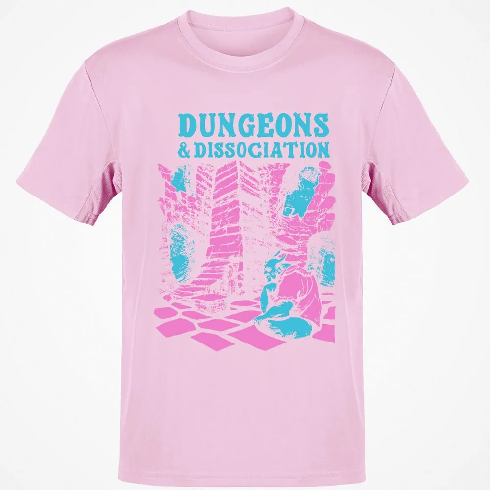 Dungeons And Dissociation Classic Unisex T-Shirt - Light Pink - 5