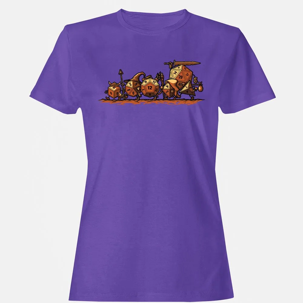 Fellowship Of The Dices Women's T-Shirt - Purple - 12
