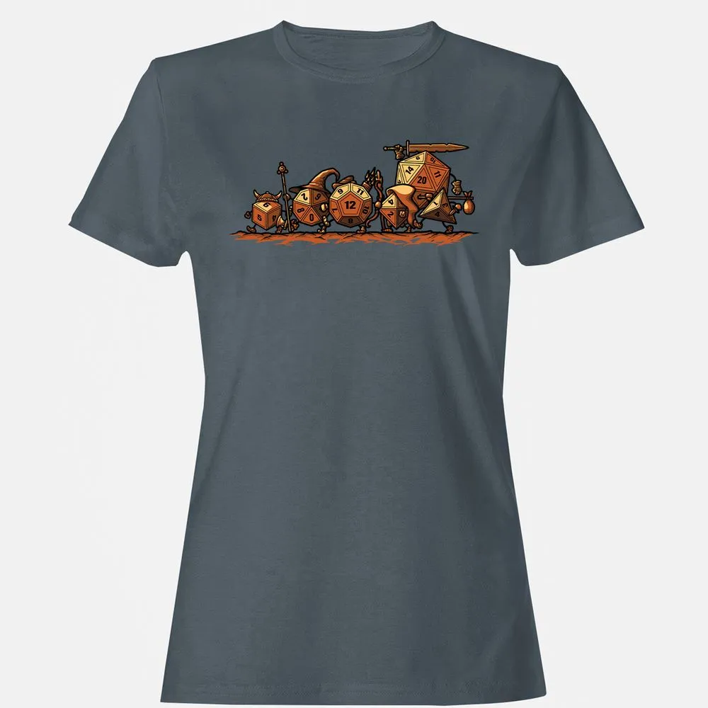 Fellowship Of The Dices Women's T-Shirt - Charcoal - 3