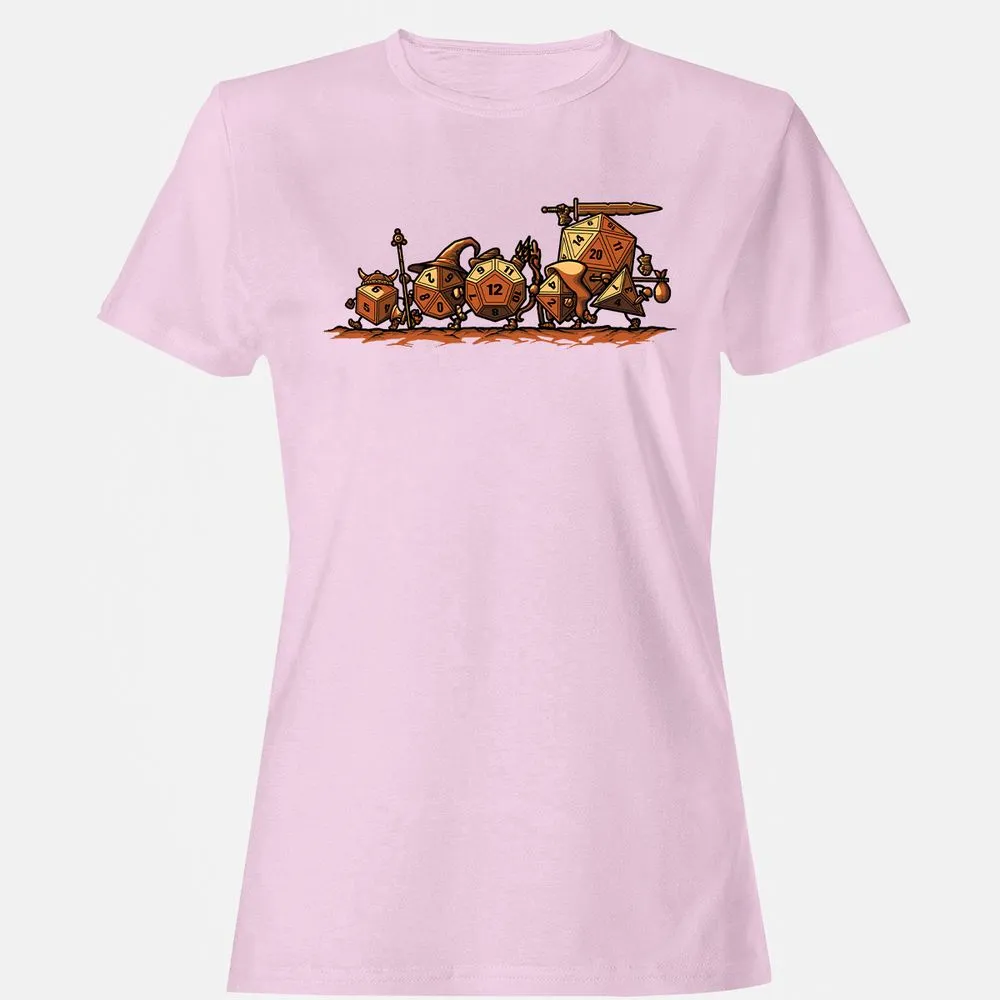 Fellowship Of The Dices Women's T-Shirt - Light Pink - 9