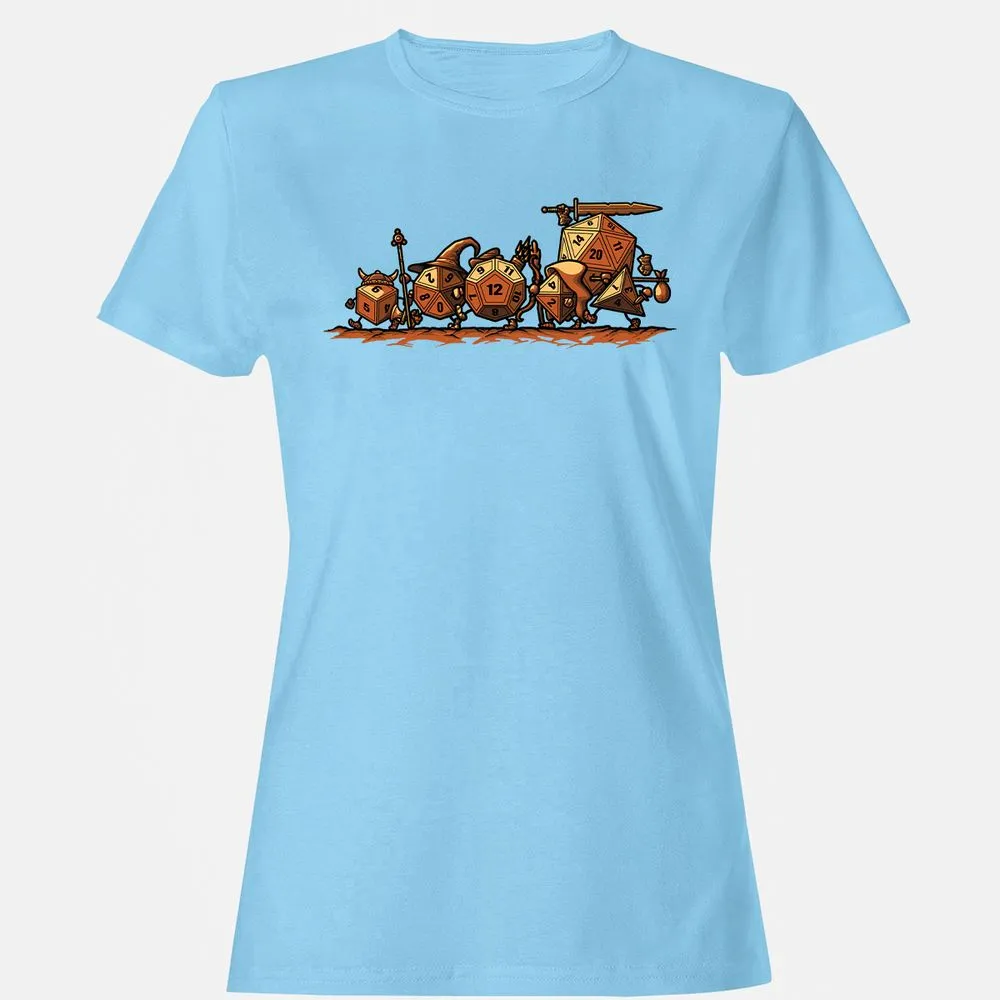 Fellowship Of The Dices Women's T-Shirt - Light Blue - 8