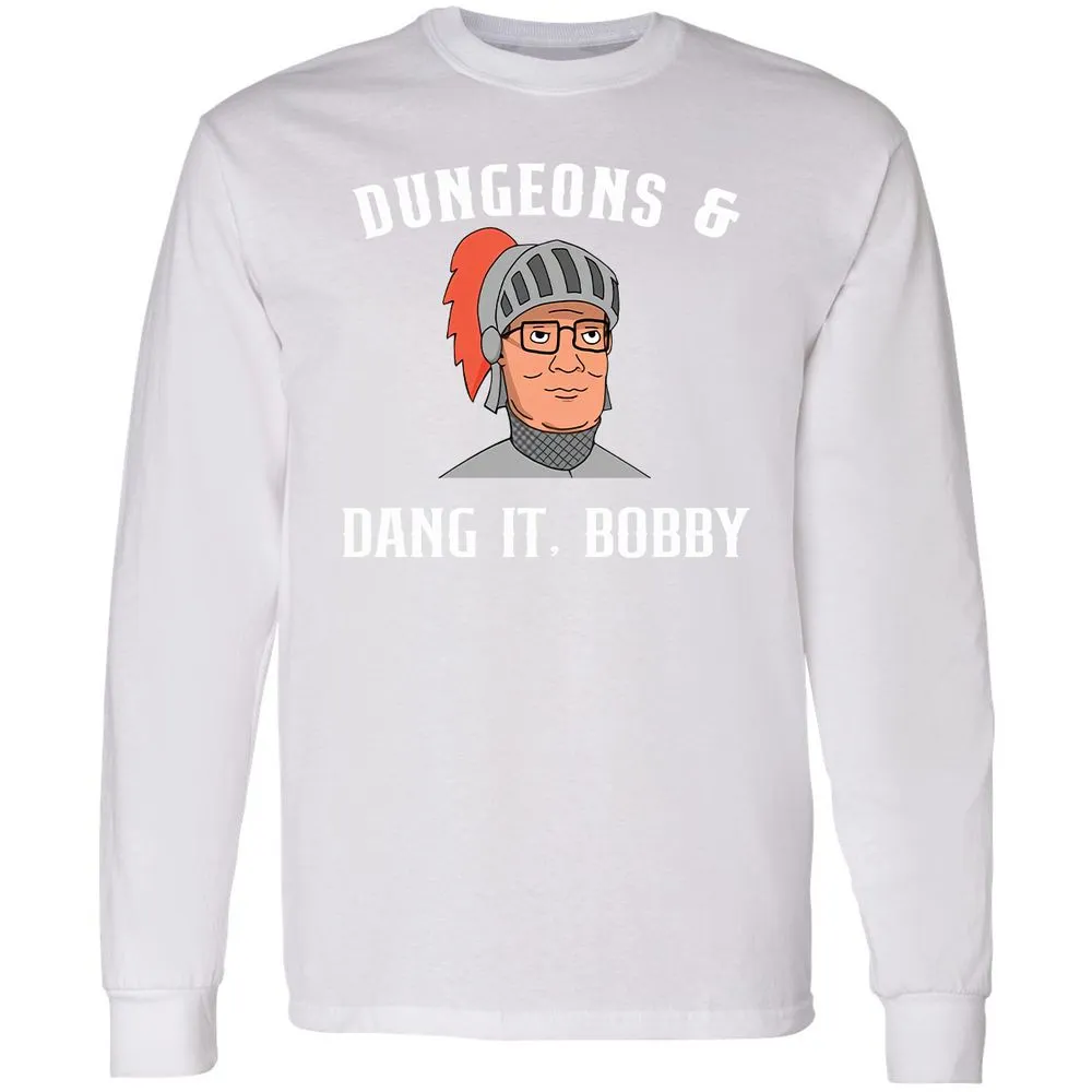 Dang It Bobby Long Sleeve T-Shirt - White - 5