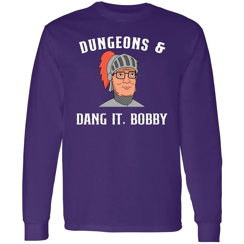 Dang It Bobby Long Sleeve T-Shirt - Purple - 13