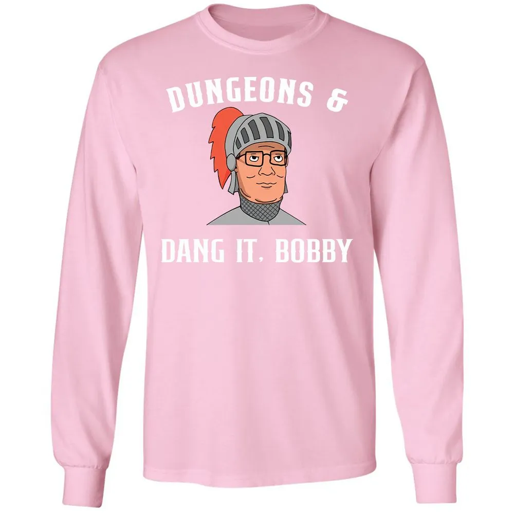 Dang It Bobby Long Sleeve T-Shirt - Light Pink - 3