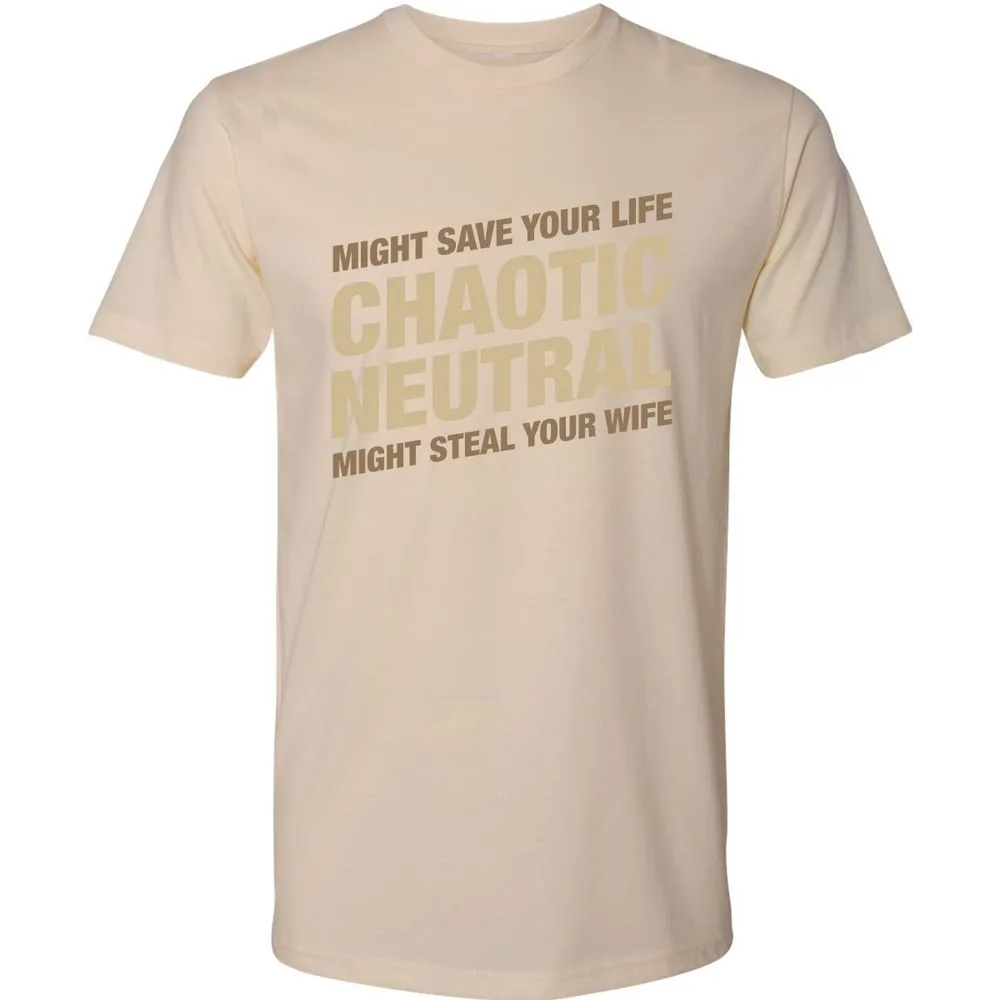 Might Save Your Life Might Steal Your Wife Premium Unisex T-Shirt - Cream - 14