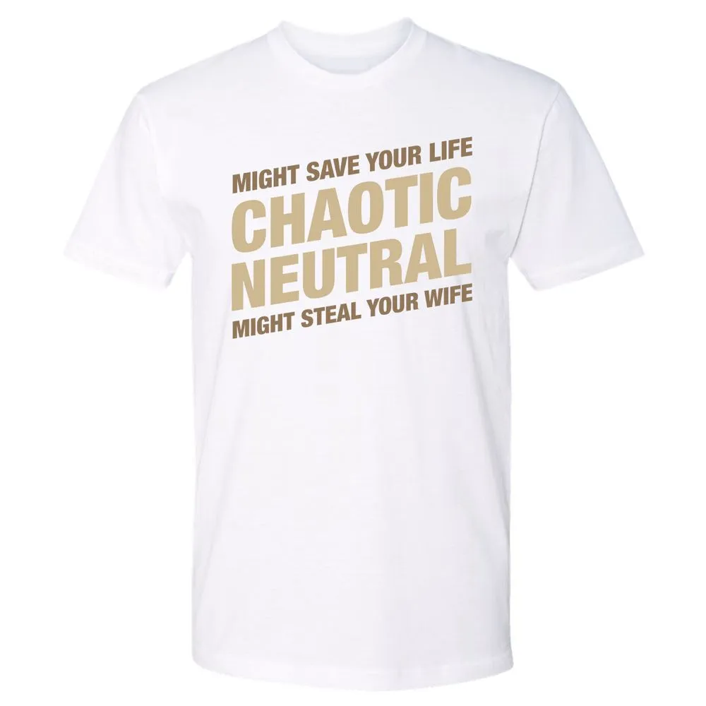 Might Save Your Life Might Steal Your Wife Premium Unisex T-Shirt - White - 4