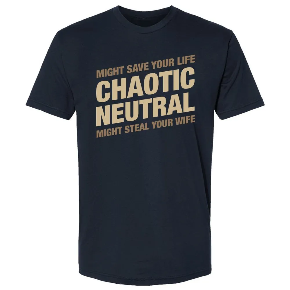 Might Save Your Life Might Steal Your Wife Premium Unisex T-Shirt - Midnight Navy - 2