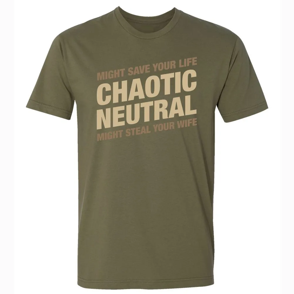 Might Save Your Life Might Steal Your Wife Premium Unisex T-Shirt - Military Green - 5