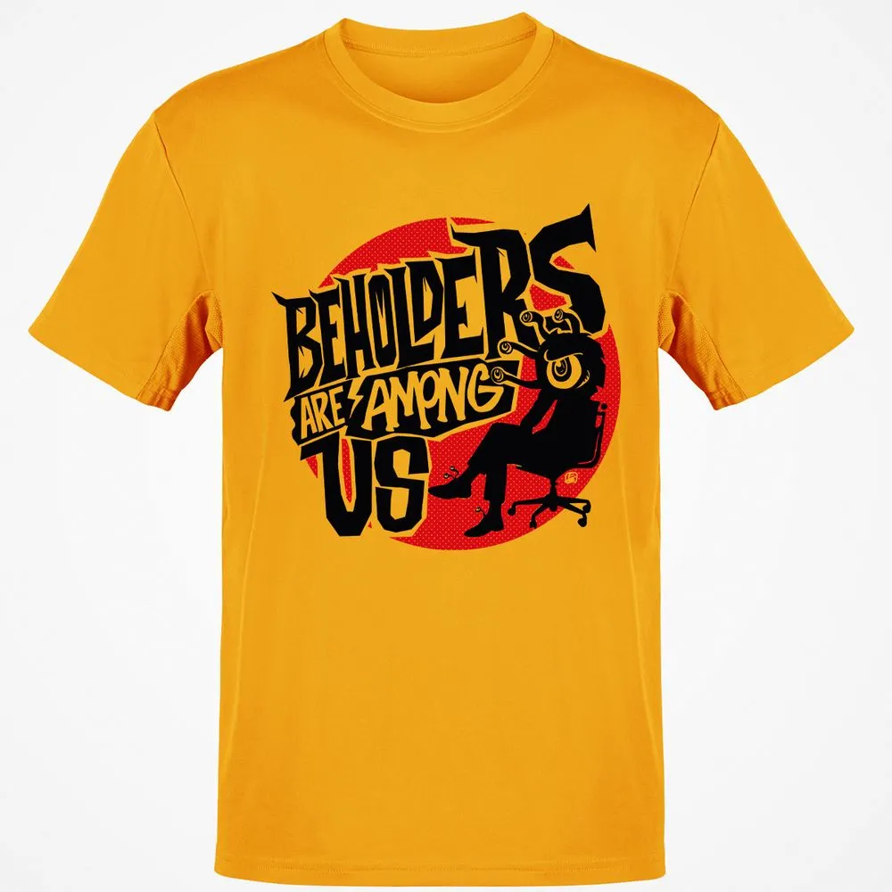 Beholders Are Among Us Classic Unisex T-Shirt - Gold - 4