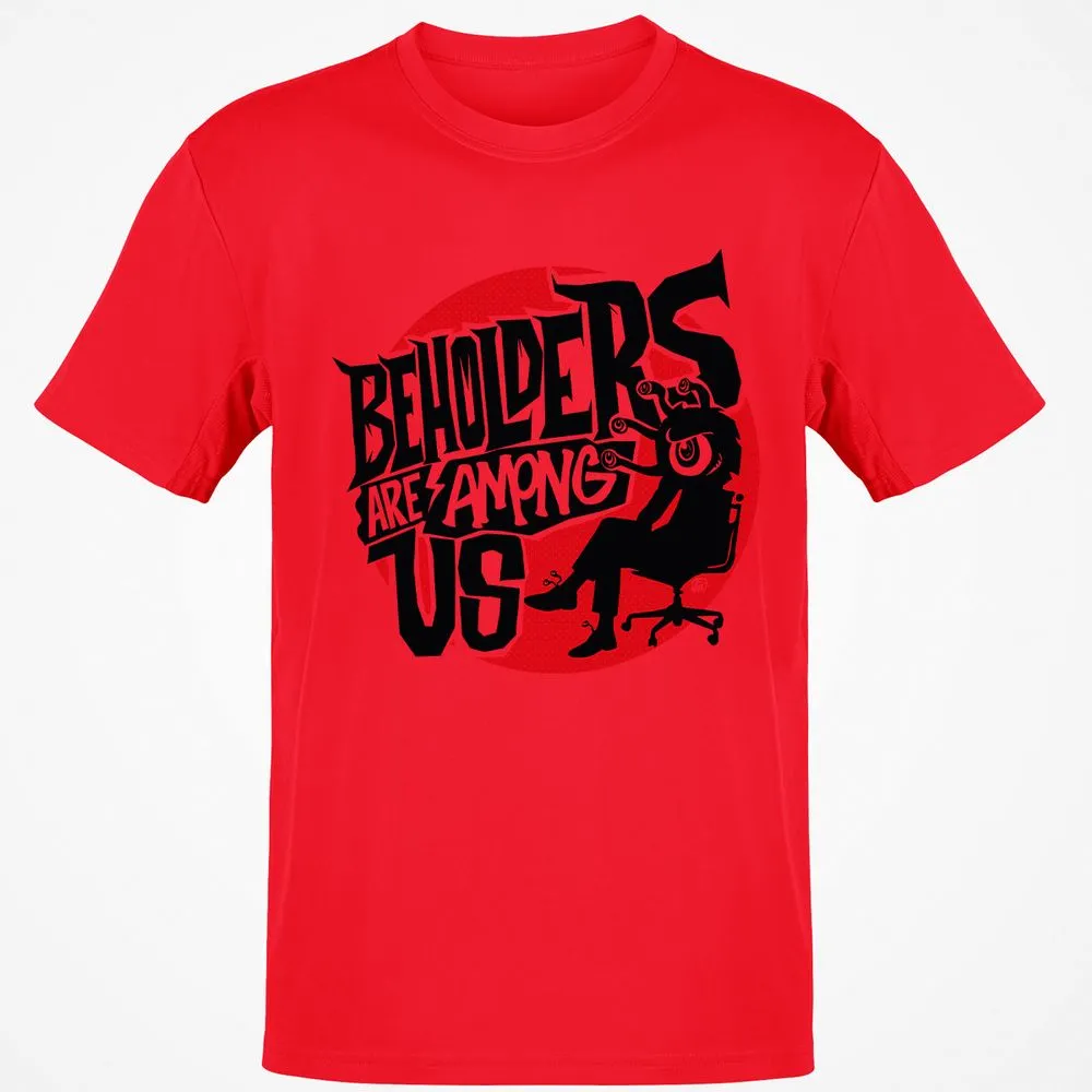 Beholders Are Among Us Classic Unisex T-Shirt - Red - 10