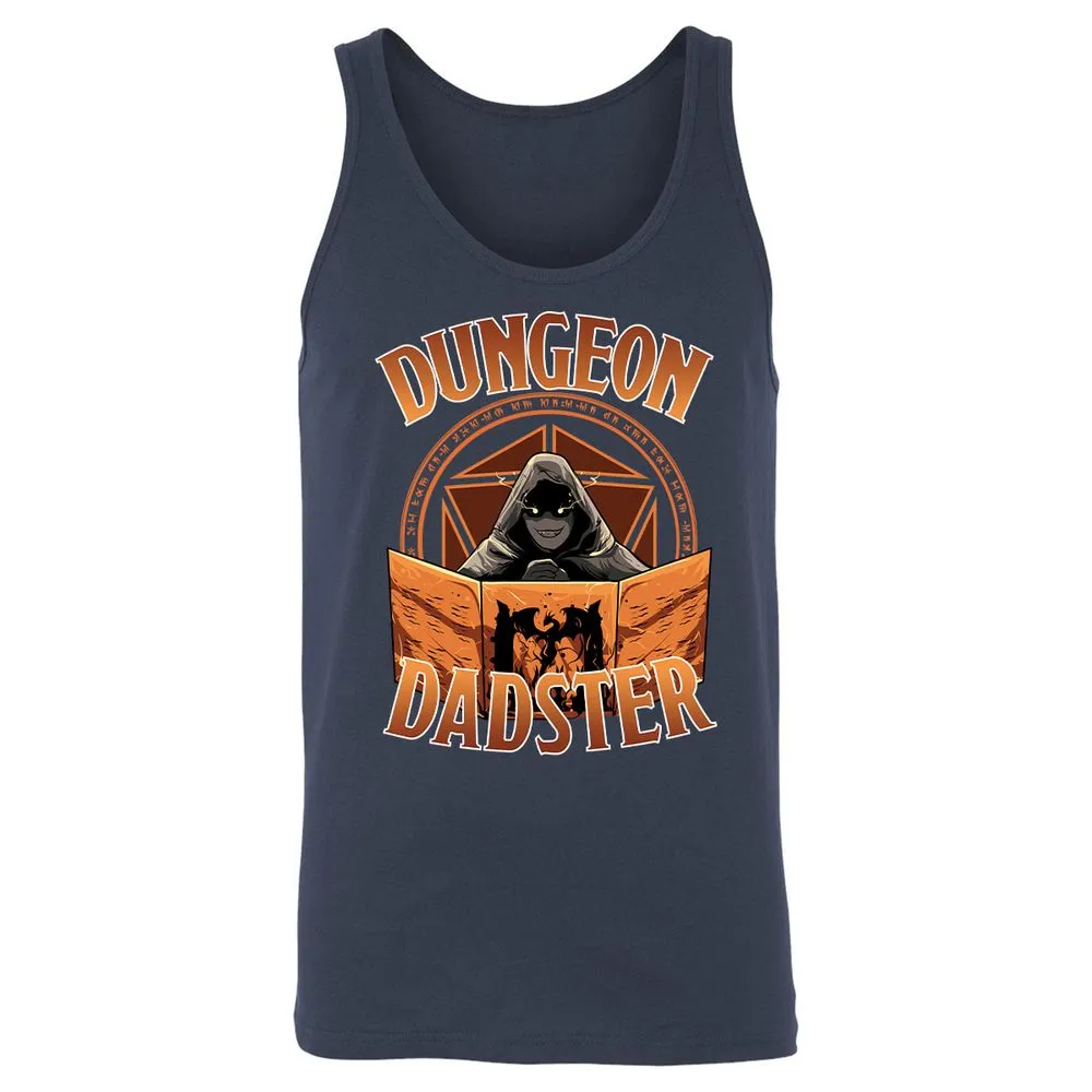 Dungeon Dadster Unisex Jersey Tank - Navy - 2