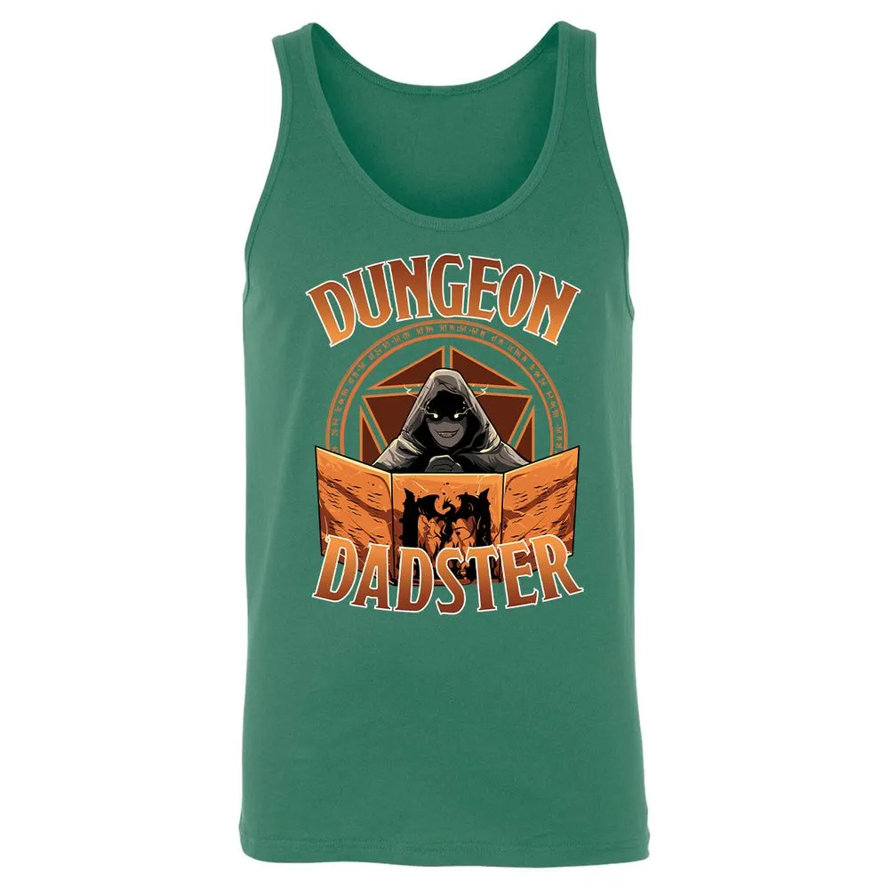 Dungeon Dadster Unisex Jersey Tank - Kelly - 9