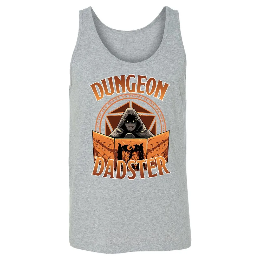 Dungeon Dadster Unisex Jersey Tank - Athletic Heather - 4