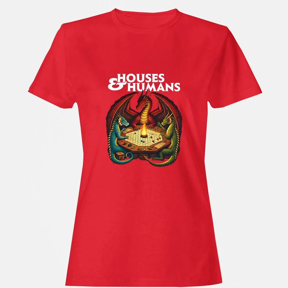 Houses & Humans Women's T-Shirt - Red - 13
