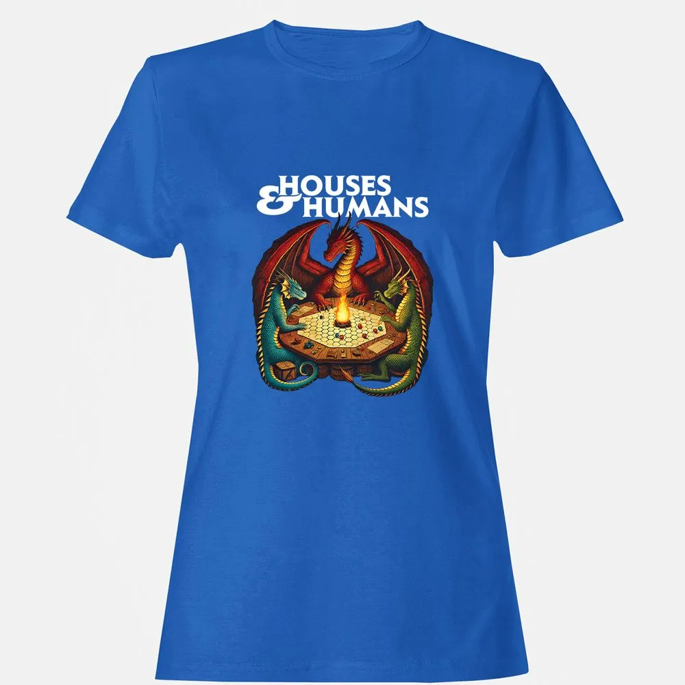 Houses & Humans Women's T-Shirt - Royal - 14