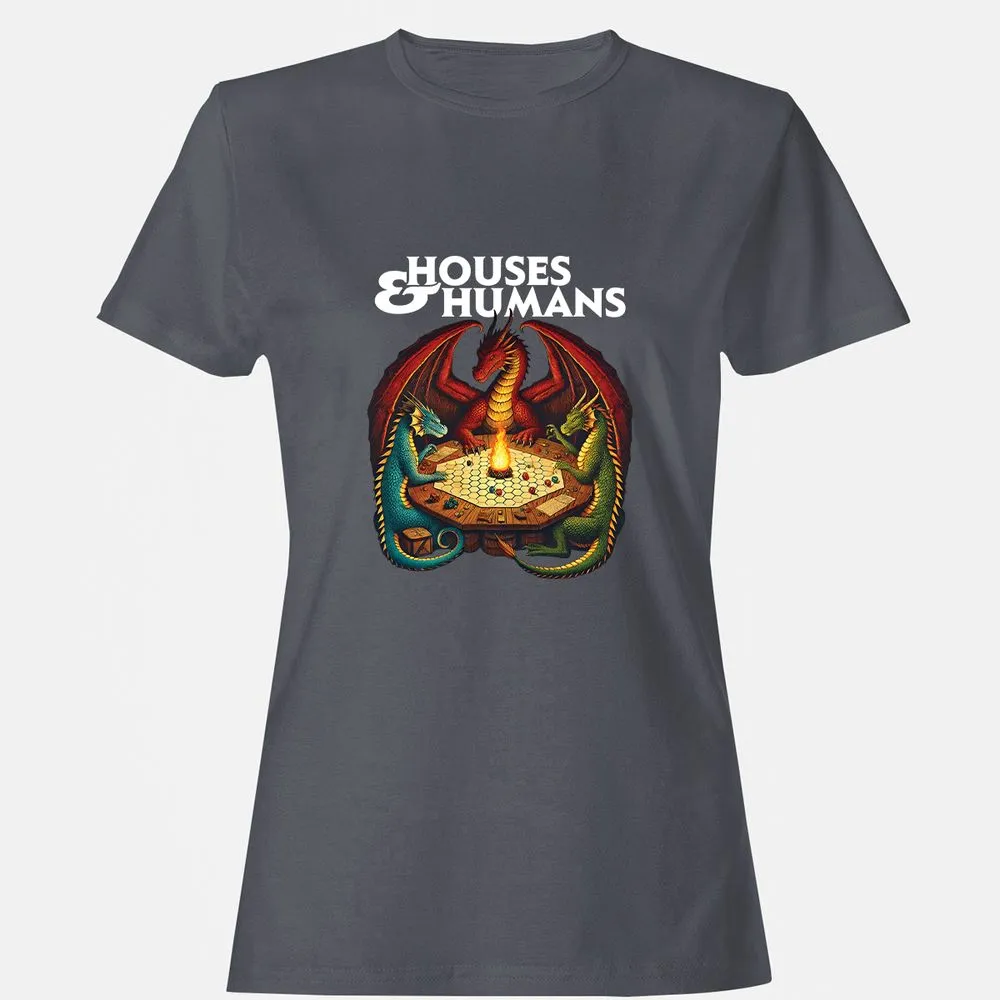 Houses & Humans Women's T-Shirt - Dark Heather - 5