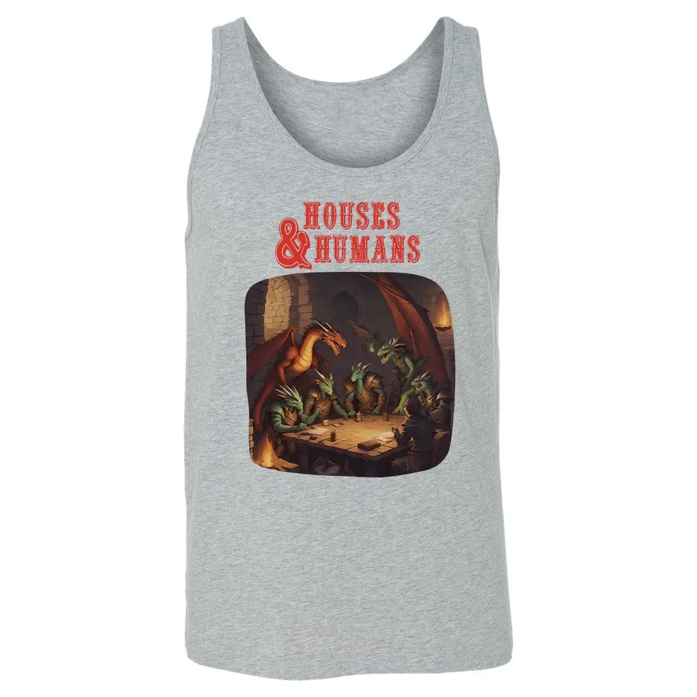 Houses And Humans Unisex Jersey Tank - Athletic Heather - 4