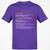 Nurse Stats Classic Unisex T-Shirt - Purple - 9