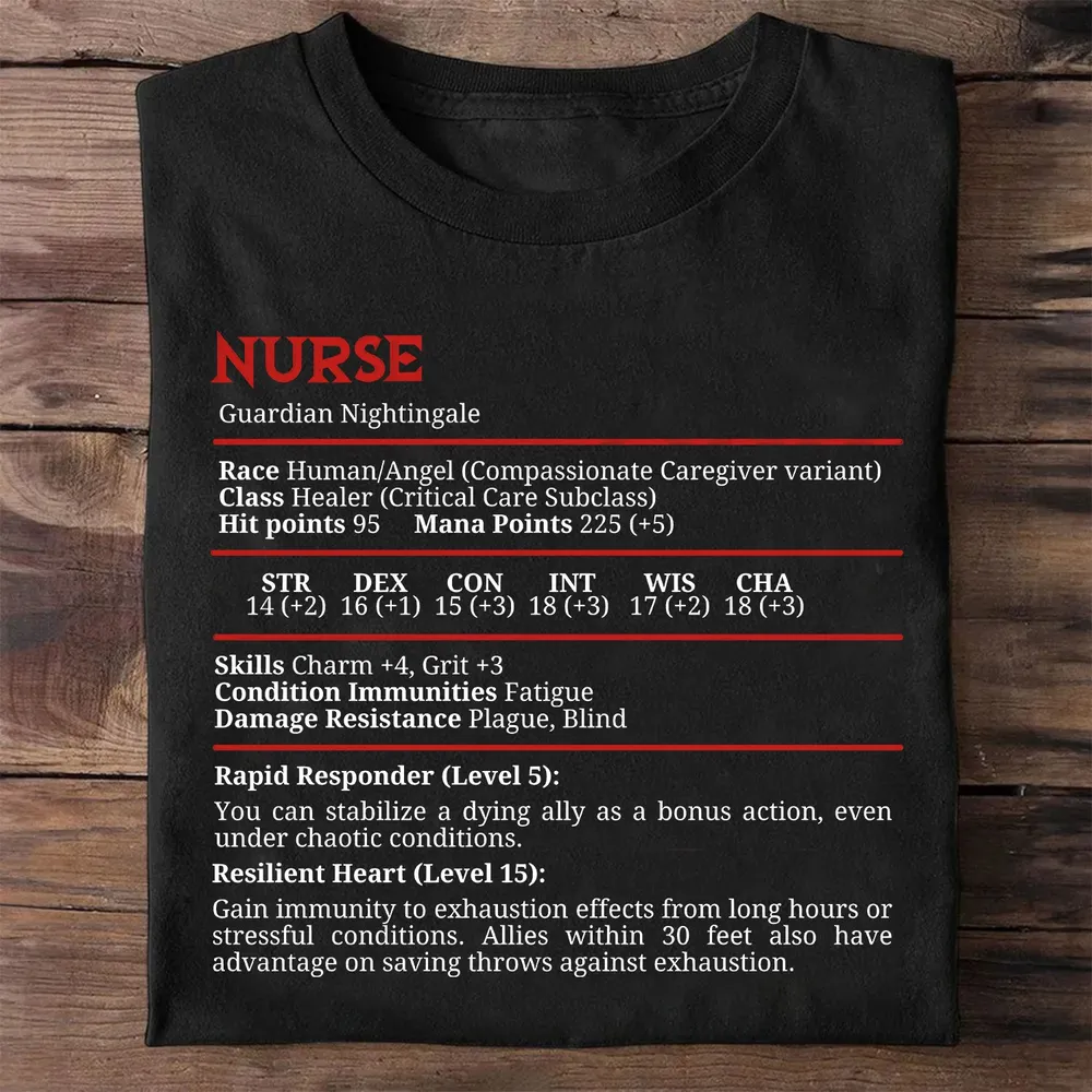 Nurse Stats Classic Unisex T-Shirt - 1