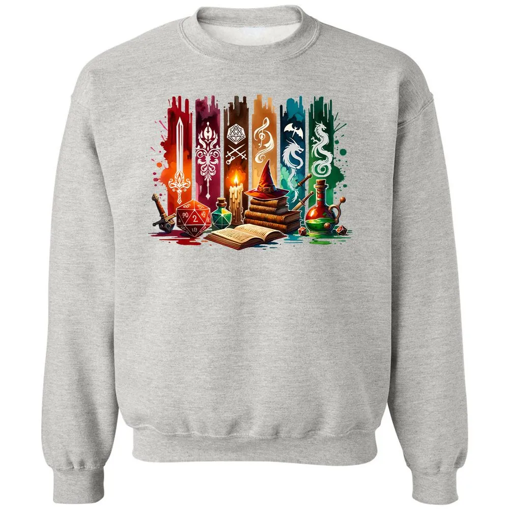 DnD Classes Classic Unisex Sweatshirt - Ash - 2