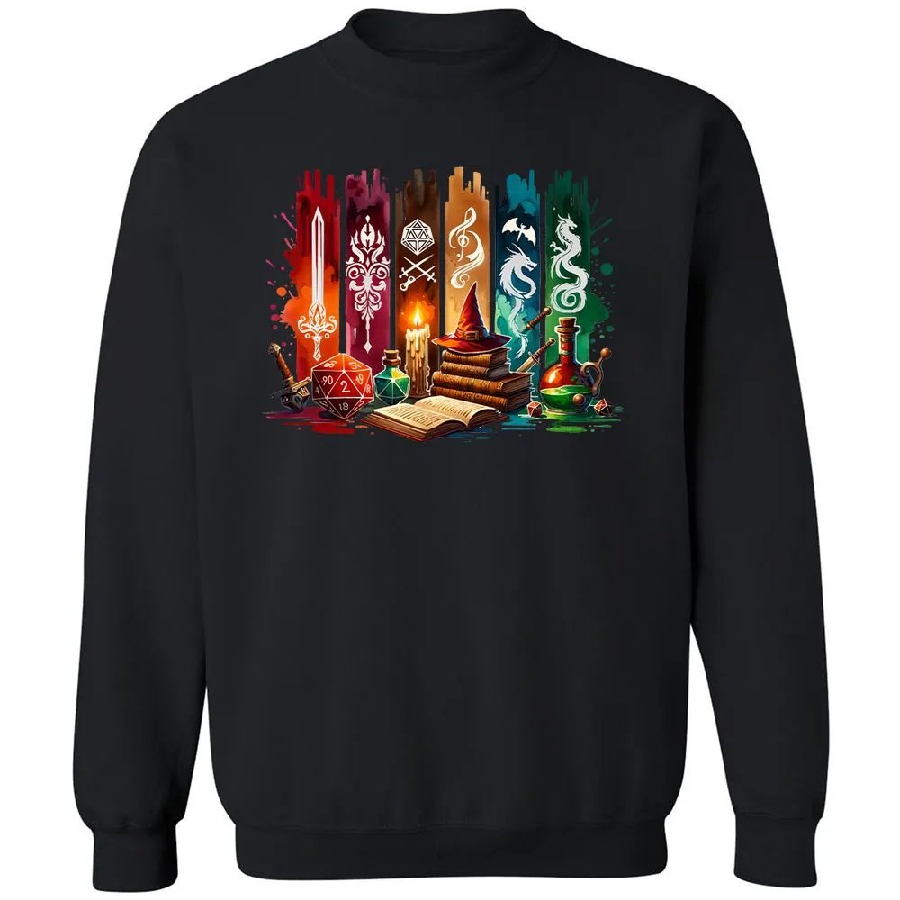 DnD Classes Classic Unisex Sweatshirt - Black - 12