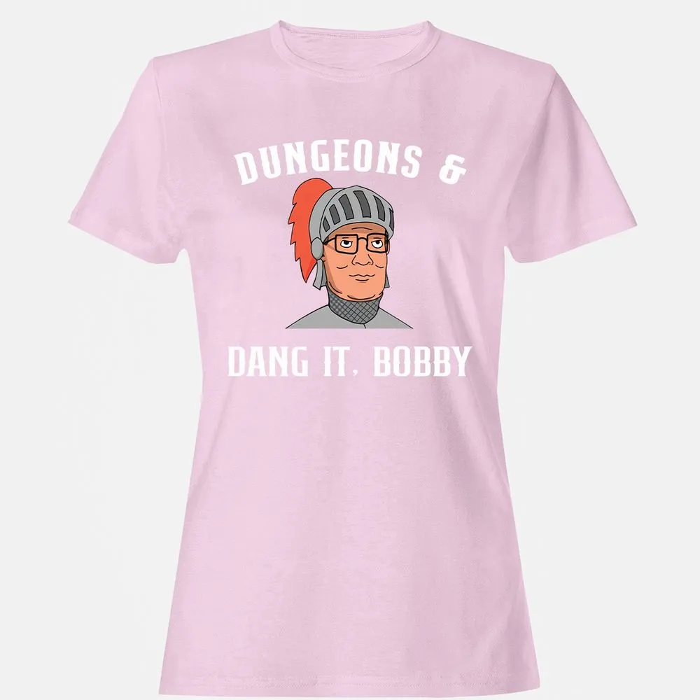 Dang It Bobby Women's T-Shirt - Light Pink - 9