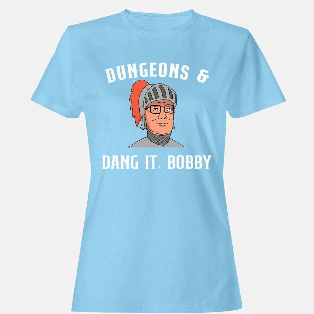 Dang It Bobby Women's T-Shirt - Light Blue - 8