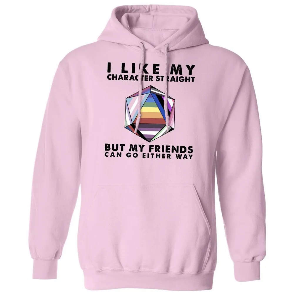 My Character Straight But Friends Can Go Either Way - Light Pink - 3