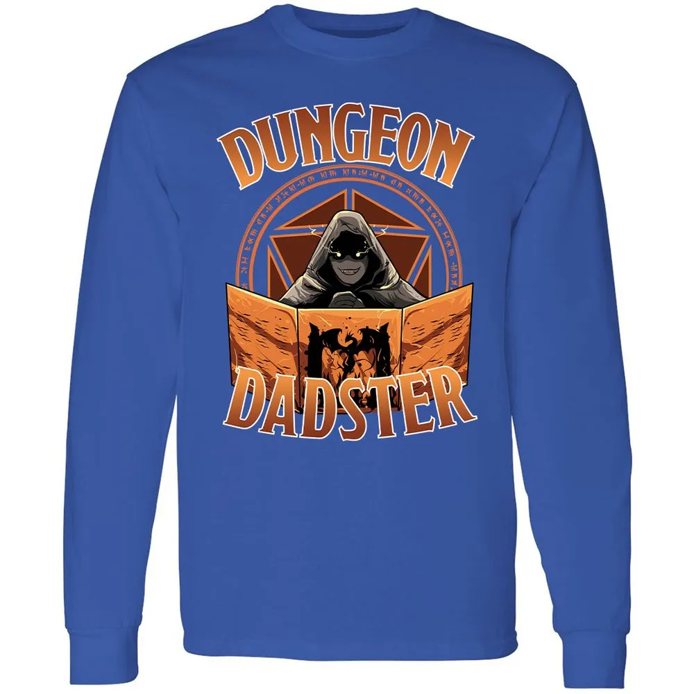 Dungeon Dadster Long Sleeve T-Shirt - Royal - 8