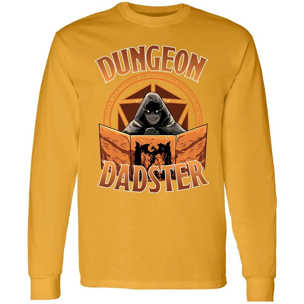 Dungeon Dadster Long Sleeve T-Shirt - Gold - 9