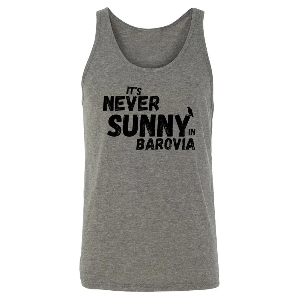 It's Never Sunny In Barovia Unisex Jersey Tank - Grey Triblend - 2