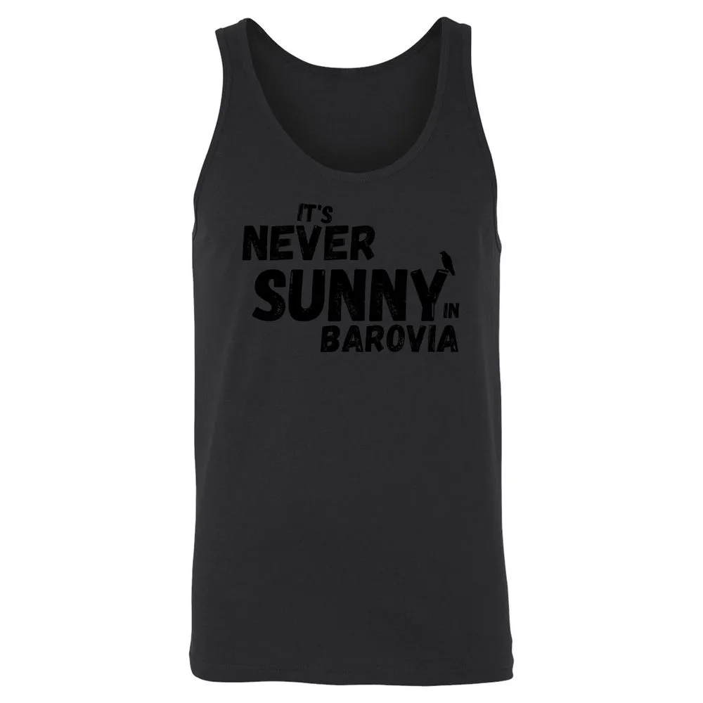 It's Never Sunny In Barovia Unisex Jersey Tank - Black - 14