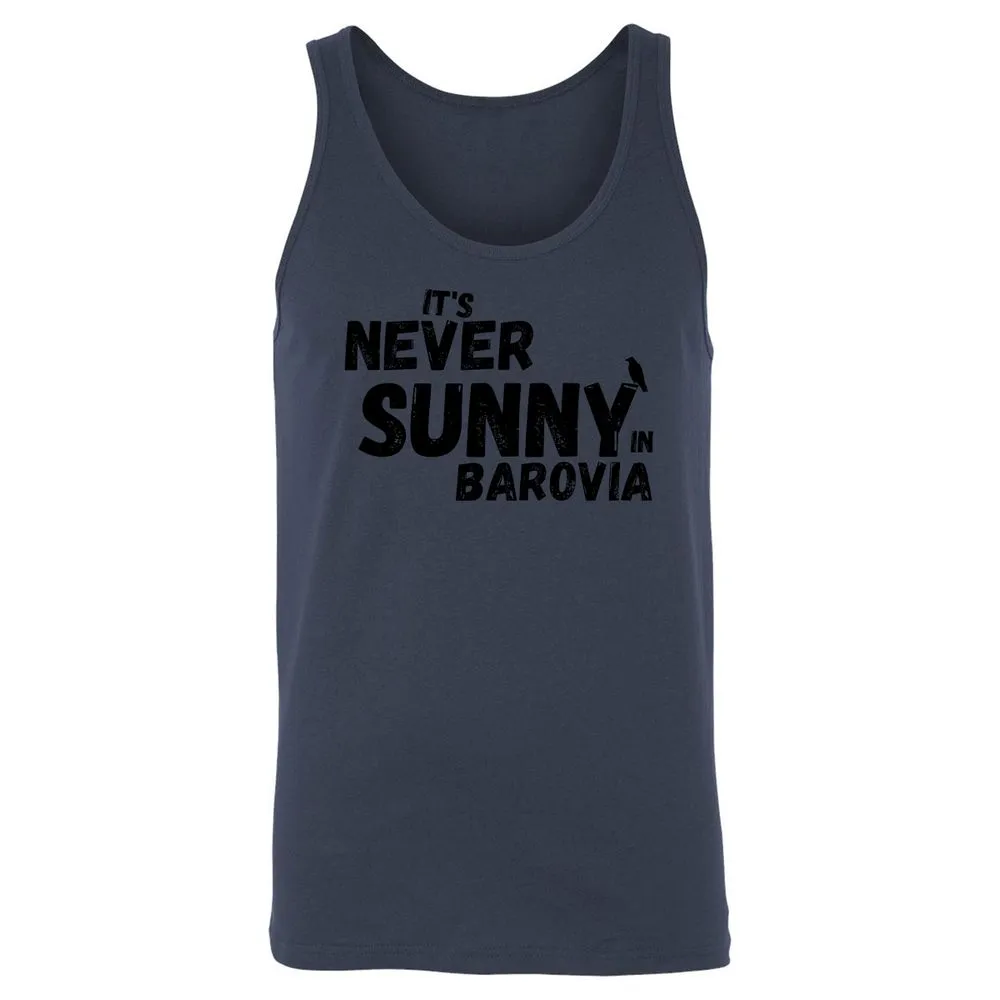 It's Never Sunny In Barovia Unisex Jersey Tank - Navy - 8