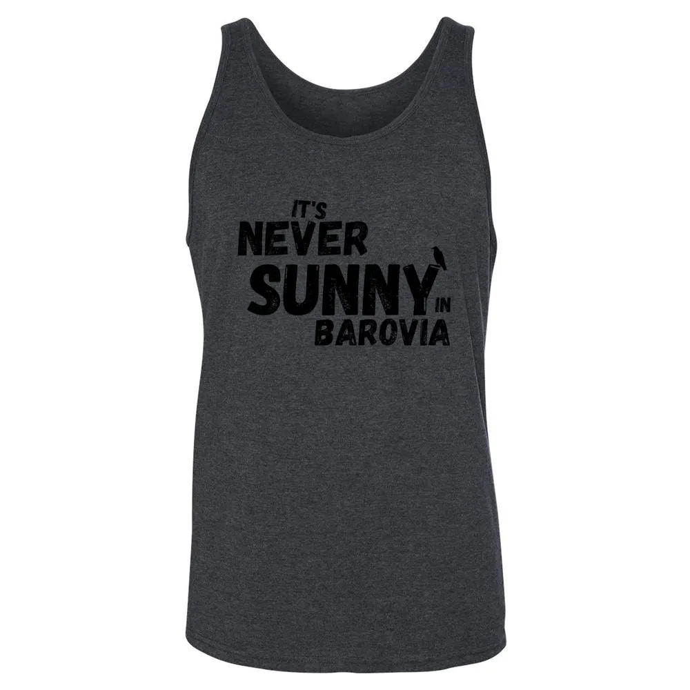 It's Never Sunny In Barovia Unisex Jersey Tank - Dark Grey Heather - 6