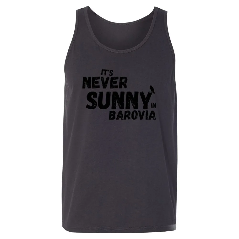 It's Never Sunny In Barovia Unisex Jersey Tank - Dark Grey - 7