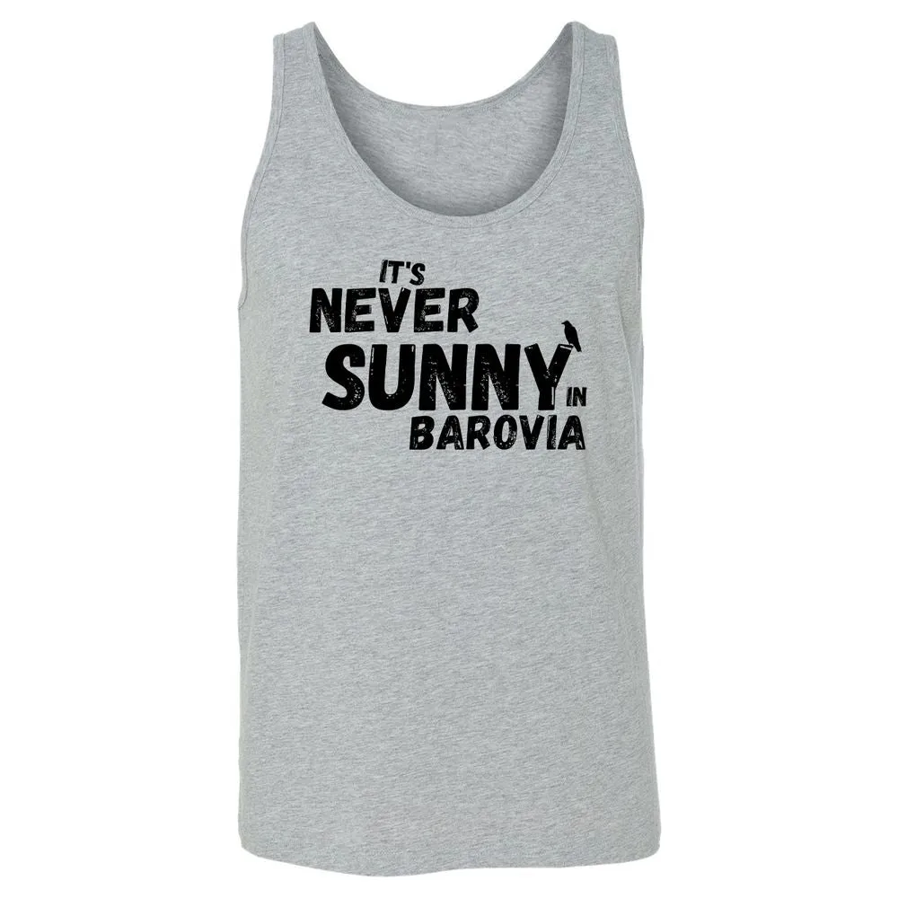 It's Never Sunny In Barovia Unisex Jersey Tank - Athletic Heather - 4
