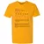 Wife Stats 2 Premium Unisex T-Shirt - Gold - 12