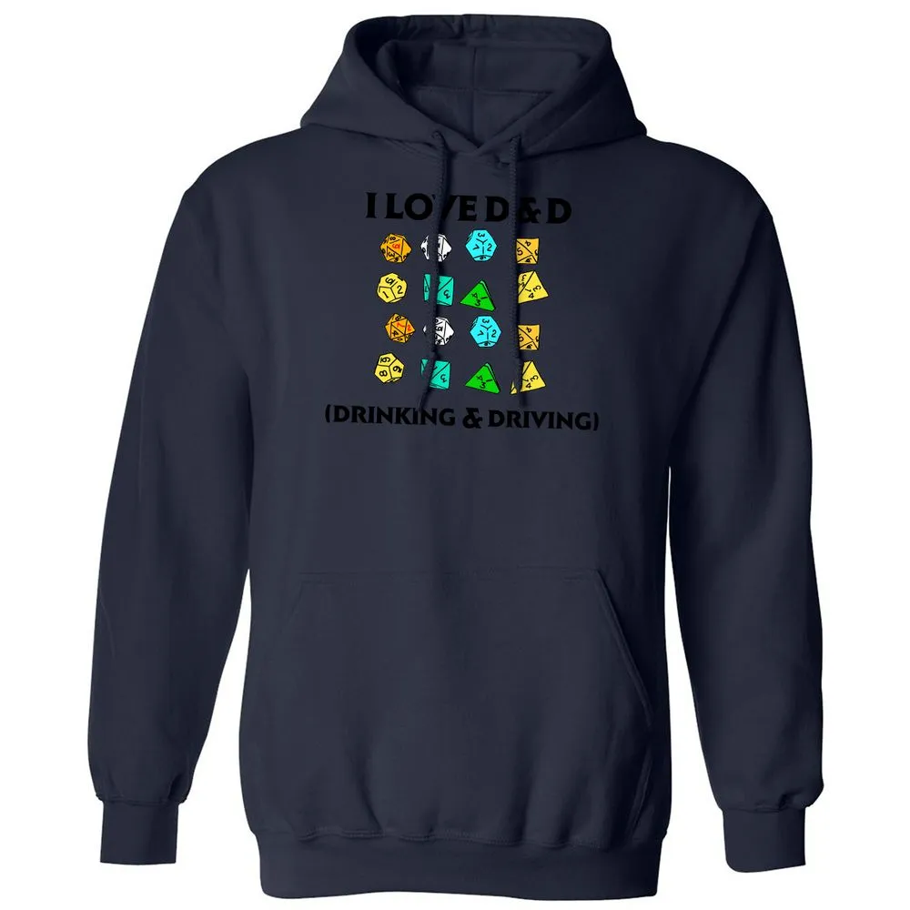 Drinking & Driving Classic Unisex Hoodie - Navy - 8