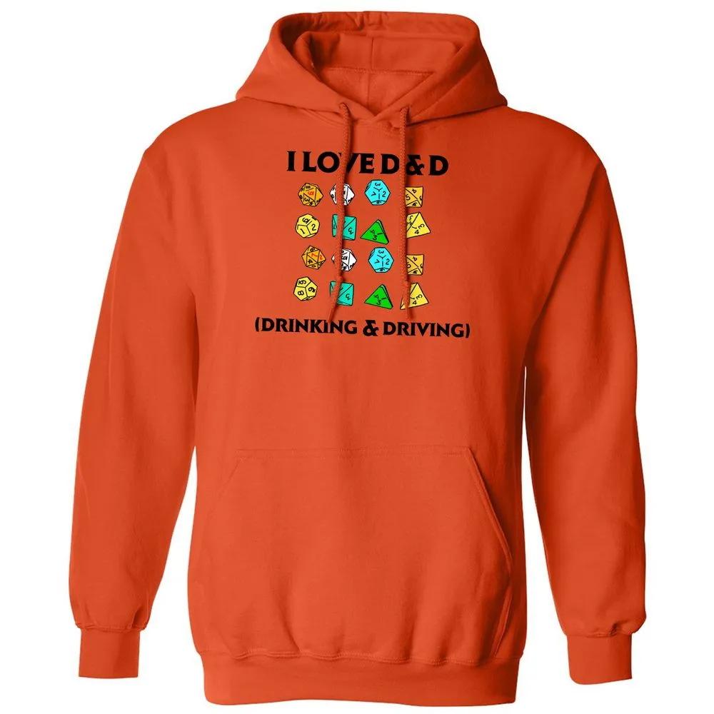 Drinking & Driving Classic Unisex Hoodie - Orange - 10