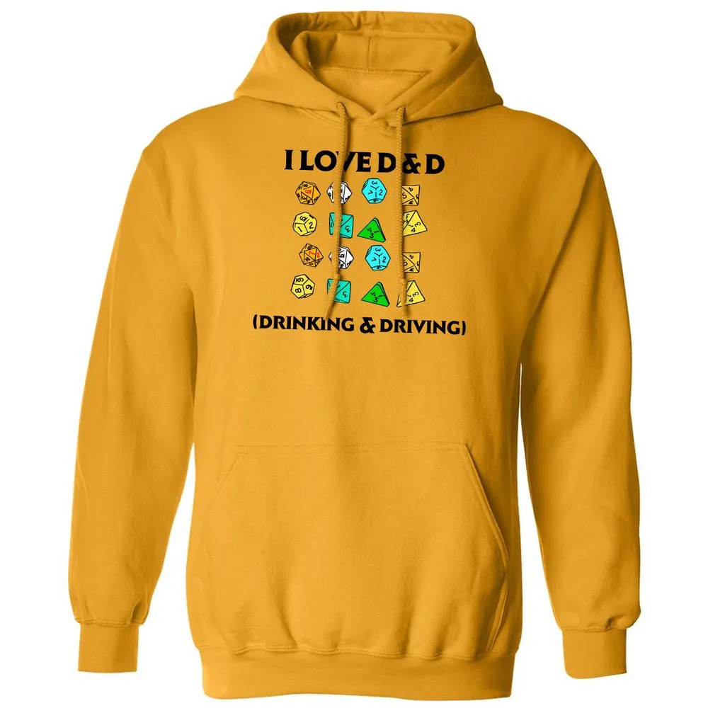 Drinking & Driving Classic Unisex Hoodie - Gold - 12