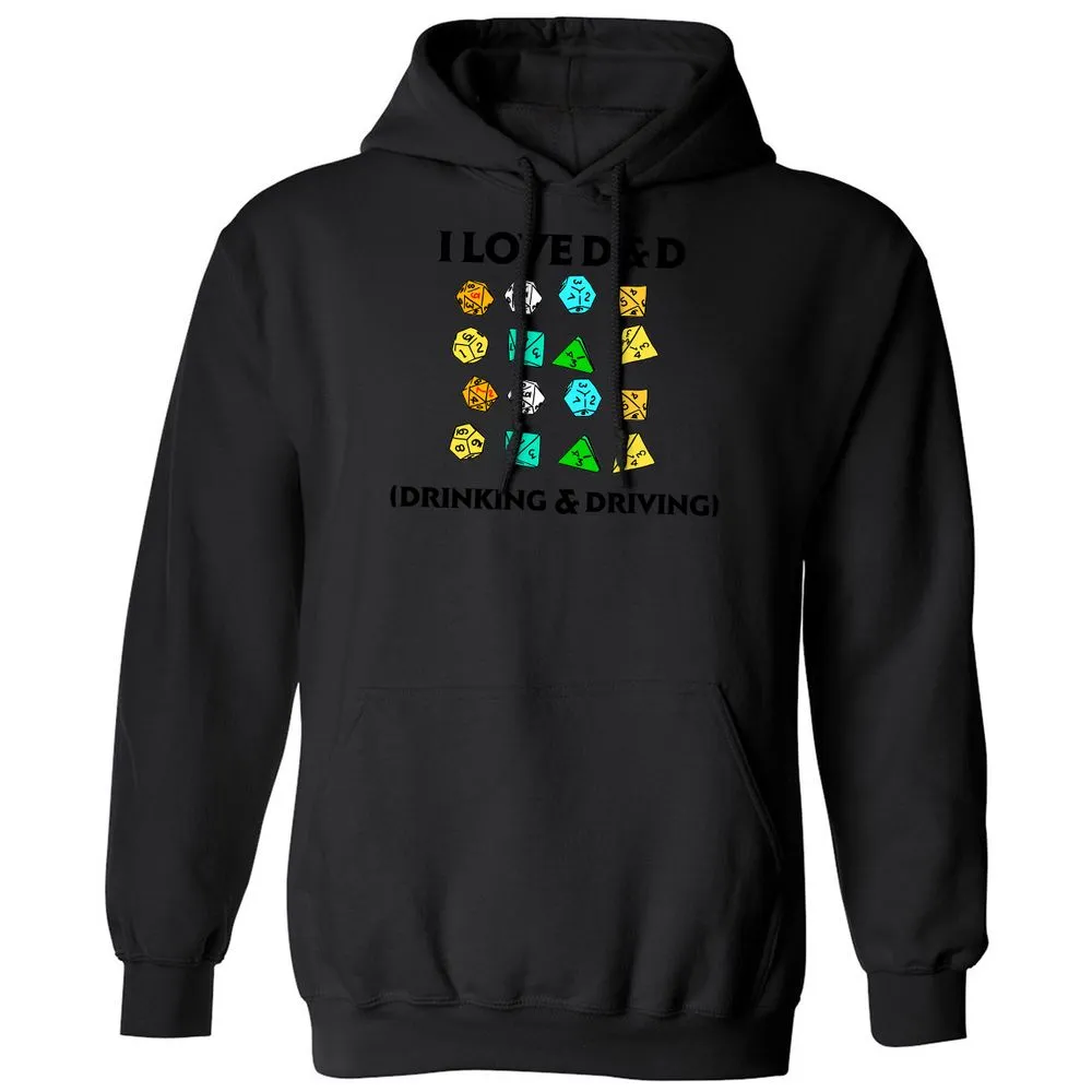 Drinking & Driving Classic Unisex Hoodie - Black - 11